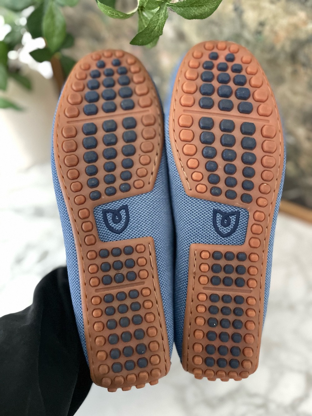 Rothy’s Braided Loafers Chambray Blue Driving Shoes Size 9.5 - Picture 5 of 12